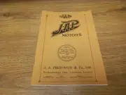 JAP 980cc 8hp SIDE VALVE AIR & WATER COOLED TWIN PARTS BOOK - 1926-7 - JAP02