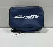 Handbag Tool Mens Fender Rear Cemoto Blue Motorcycle Old Vintage