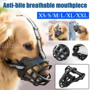 Adjustable 6 sizes Pet Dog Mask Mouth Muzzle Anti Barking Bite Stop Chewing mask