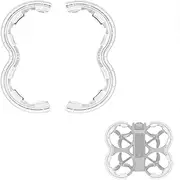 Drone Propeller Guard Protection Covers Compatible, for DJI, 2 Scratch-Resistant and Anti-Collision Transparent TPU Propeller Blades Props Bumper Ring Drone Propeller Guard