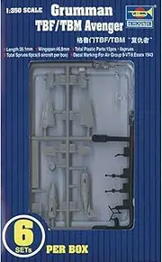 Trumpeter 1/350 Tbf/Tbm Avenger (6pcs./Box) Plastic Model Kit