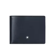 Men card wallet Montblanc Meisterstück 126202 blue leather slim classic billfold