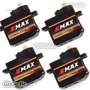 4 Pcs EMAX ES08MDII 12g/ 2.4kg/ .08 sec High-speed Mini Metal Gear Digital Servo