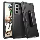 For Samsung Galaxy Note 20 Ultra Defender Case Cover w/Belt Clip fits Otterbox