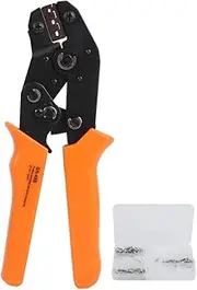 Respicefinem SN 48B Cold Press Clamp Terminal Crimp Plier Male Female Spade Kit Crimping Tool Ideal for Connecting Disconnecting Household Appliances Computer Audio System Battery