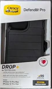 Otterbox Defender Series Pro Case For Apple iPhone 12 & 13 Pro Max-Black