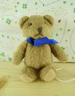 【震撼精品百貨】泰迪熊 TEDDY BEAR 絨毛磁鐵-藍圍巾 震撼日式精品百貨