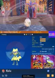 Pokemon Scarlet/Violet ✨SHINY EGG RIOLU Lv.1 ADAMANT 6IV Hatch Your Egg TRADE