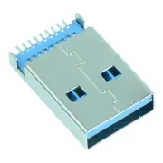 USB 3.0 Type A Male Plug PCB Connector