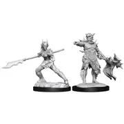[Magic the Gathering] MG Unpainted Miniatures Coralhelm Commander & Halimar