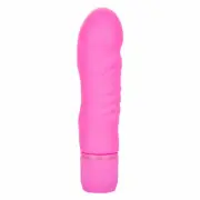 First Time Silicone Stud Pink Vibe Waterproof Power Vibrator California Exotic