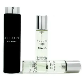 香奈兒 Chanel - 香奈兒ALLURE男性運動淡香水 旅行裝(兩個補充劑) Allure Homme Sport Eau De Toilette Travel Spray