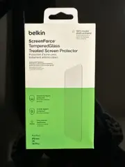 Belkin ScreenForce Tempered Glass Screen. Protector - iPhone 15 + 14 Pro (New)