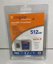 Cingular MicroSD / Transflash 512MB Sandisk Memory Card New