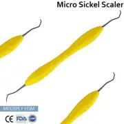 Micro Sickle Scaler Silicone Calculus Plaque Remover Periodontal Scaler Tools