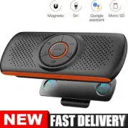 Wireless Bluetooth Handsfree Car Kit Speakerphone Speaker Visor Clip Drive AU