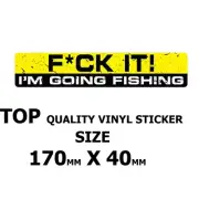 TOP QUALITY VINYL STICKER FISHING ROD LINE HOOK SINKER BOAT DINGHY TOYOTA HOLDEN