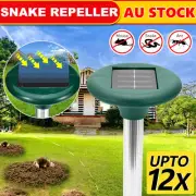 12x Garden Solar Snake Repeller Pulse Plus Ultrasonic Pest Rodent Repellent Part