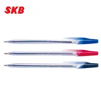 在飛比找樂天市場購物網優惠-SKB 秘書型原子筆 12支 / 打 SB-202