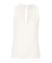 fluid crepe blouse 3 White