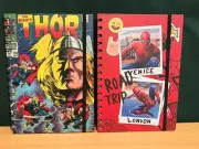 2 x Notebooks Journal Spider-man Thor A5 Premium Hardcover Marvel Comics