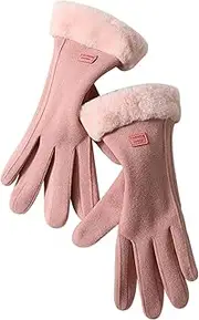 [Generic] xinyee Glove Universal One Size Winter Warm V-elvet Lining N-on-slip Touching Screen for Sport Bike Riding Running