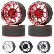 1.9" Metal Beadlock Wheel Rim For RC 1/10 D110 RC4WD SCX10 90046 T4 CC01 YIKONG