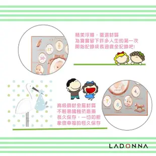 【LADONNA】Baby 週歲成長記錄相框 玫瑰金(MB84-130-PGD)