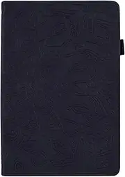 TXLING Case for Samsung Galaxy Tab S6 Lite 10.4 Inch Tablet 2020 Model SM-P610 (Wi-Fi) SM-P615 (LTE) Premium Leather Flip Stand Protective Cover with Touch Screen Pen (Black)