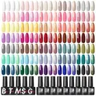 35 Colors Gel Nail Polish Set with Base Coat Matte Glitter Top Coat Kit Semi Per