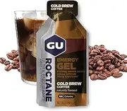 GU Energy Roctane Ultra Endurance Energy Gel, Cold Brew 2X Caffeine, 24-Count