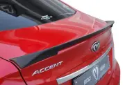 M&S Rear Trunk Wing Spoiler UNPainted For 2011~2015 Hyundai Accent Solaris (for: Hyundai)