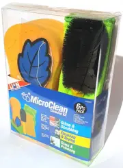 Lion Car Care Gift Pack 6 Piece Cleaning Kit Sponge Chamois Brush Cloths