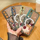 Christmas Santa For Samsung Galaxy S24 Ultra FE S23 S22 S21 S20 Magnetic Cover