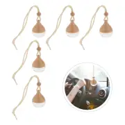 6 Pcs Aromatherapy Bottles Hanging Ornaments Scent Diffuser Oil Car Perfume