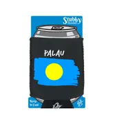 Palau Country Flag Nationality - Stubby Holder With Base