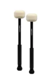 Clevelander Marching Bass Drum Mallets, Aluminum Shafts, Felt Heads, CMB3
