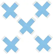 Gogogmee 10pcs Wig Patch Double Sided Tape Double Sided Adhesive Tape Clear Duct Tape Waterproof Tape Hair Ribbons 2 Sided Tape Double Side Tape Double Sided Wig Tape Pu Sky-Blue