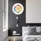 Silent Wall Clock with Elegant Design Noise Learning Clock for Students