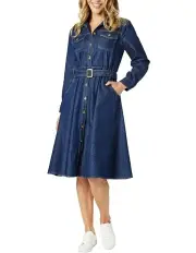 [Gordon Smith] Capetown Denim Dress in Blue