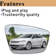 Car Power Heated Rearview Glass Glass for MK6 B7 US Model 5C6857521J 5C6857522J