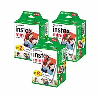 在飛比找Yahoo奇摩購物中心優惠-富士 instax mini 空白底片 3盒 (6入共60張