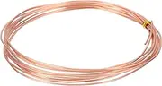 uxcell 99.9% Pure Copper Wire for Jewelry Making, 18 Gauge (1mm) Copper Craft Wire 9.8 Feet Beading Jewelry Making Supplies for Crafting Wreath Electroculture Gardening