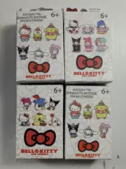 4 Loungefly Sanrio Various Blind Box Mystery Pin Lot