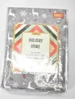 Jessica Sanders Holiday Printed Microfiber 4 Piece Sheet Set King Size Gray