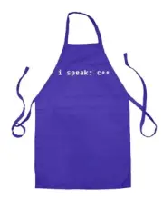 I Speak C Plus - Unisex Kids Apron - Code Developer Programmer Computer C