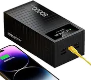 Portable Charger Bank, USB Portable Charger, Compact Bank, Lightweight Bank, Phone Charger Multifunctional Energy Bank with LED Display for Hiking Camping Journey Outdoor