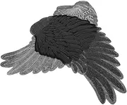 SHINEOFI 2Pcs Angel Wing Sequin Applique Patch for Clothing Decoration DIY Garment Repair Elegant Glitter Wing Design for Jackets Jeans and Holiday Costumes