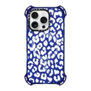 iPhone 16 Pro Bounce Case MagSafe Compatible White Transparent Leopard Animal Print