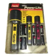 3 Vintage NIB Garrity Power Lite Rubber Flashlights New In Pack High Intensity